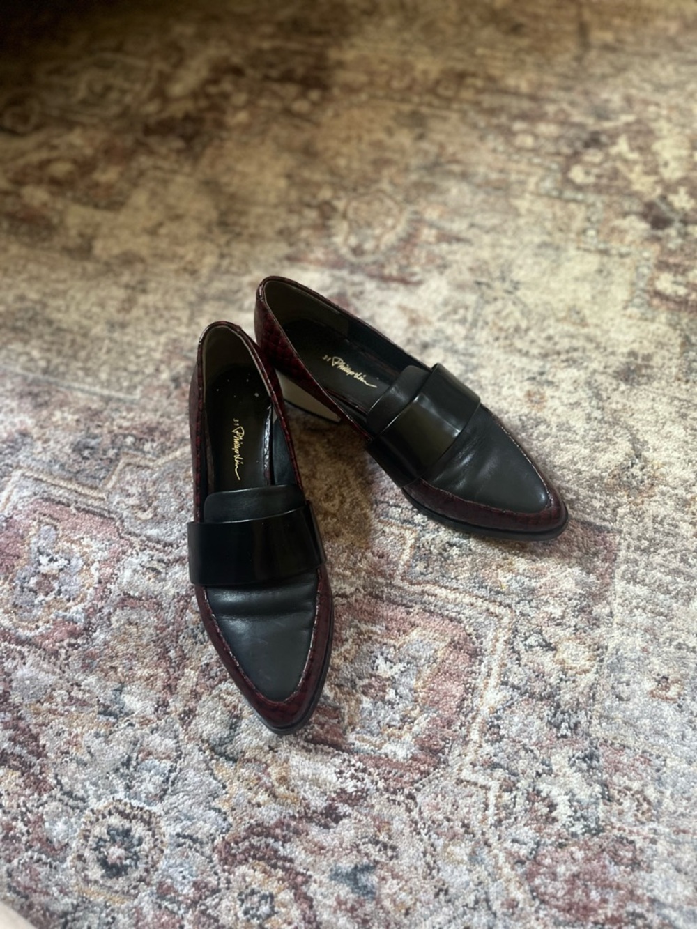 3.1 Phillip Lim Leather Loafers - Picture 3 of 9